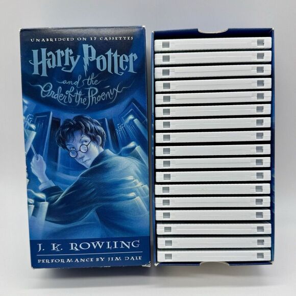 Harry Potter and the Order of the Phoenix Book On Tape Complete 17 Cassettes - Picture 1 of 3